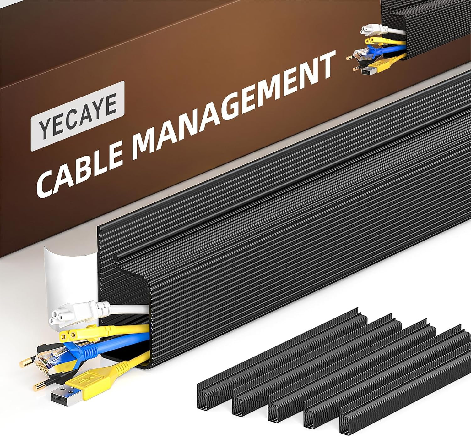 6 Pack Cable Management Cord Organizer Cable Organizer Adhesive Mount Cord