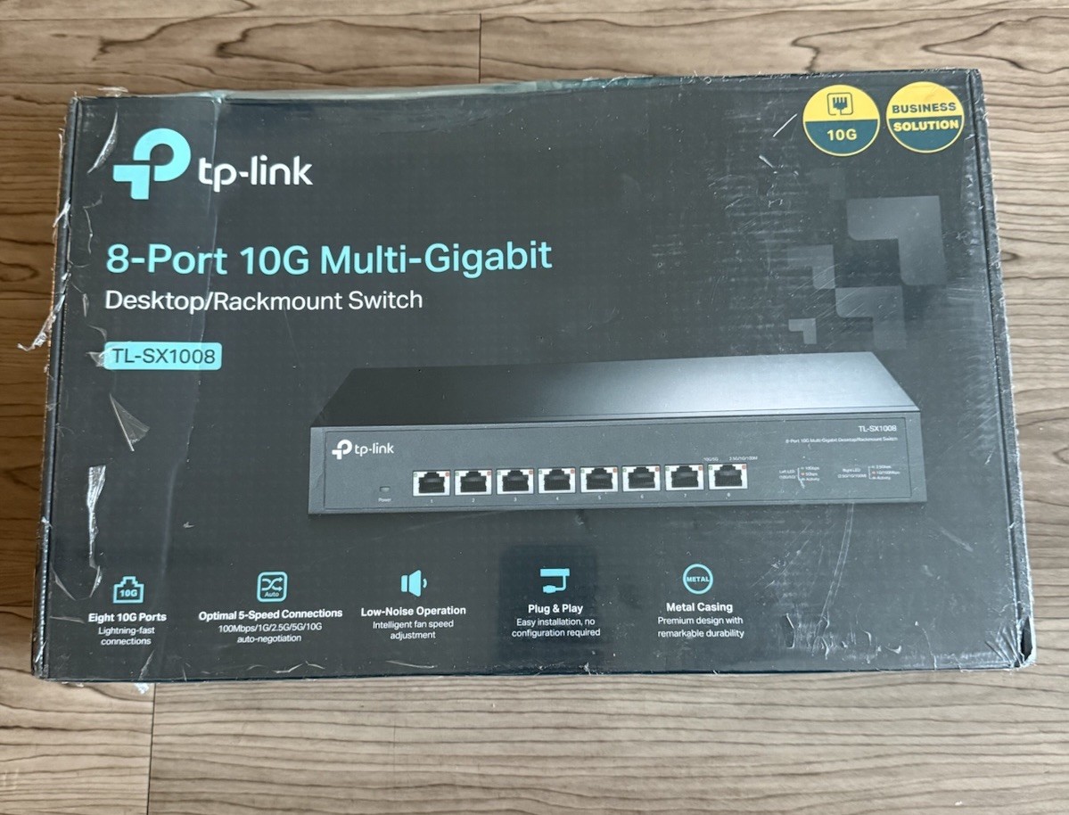 TP-Link TL-SX1008 | 8 Port 10G/Multi-Gig Unmanaged Ethernet Switch