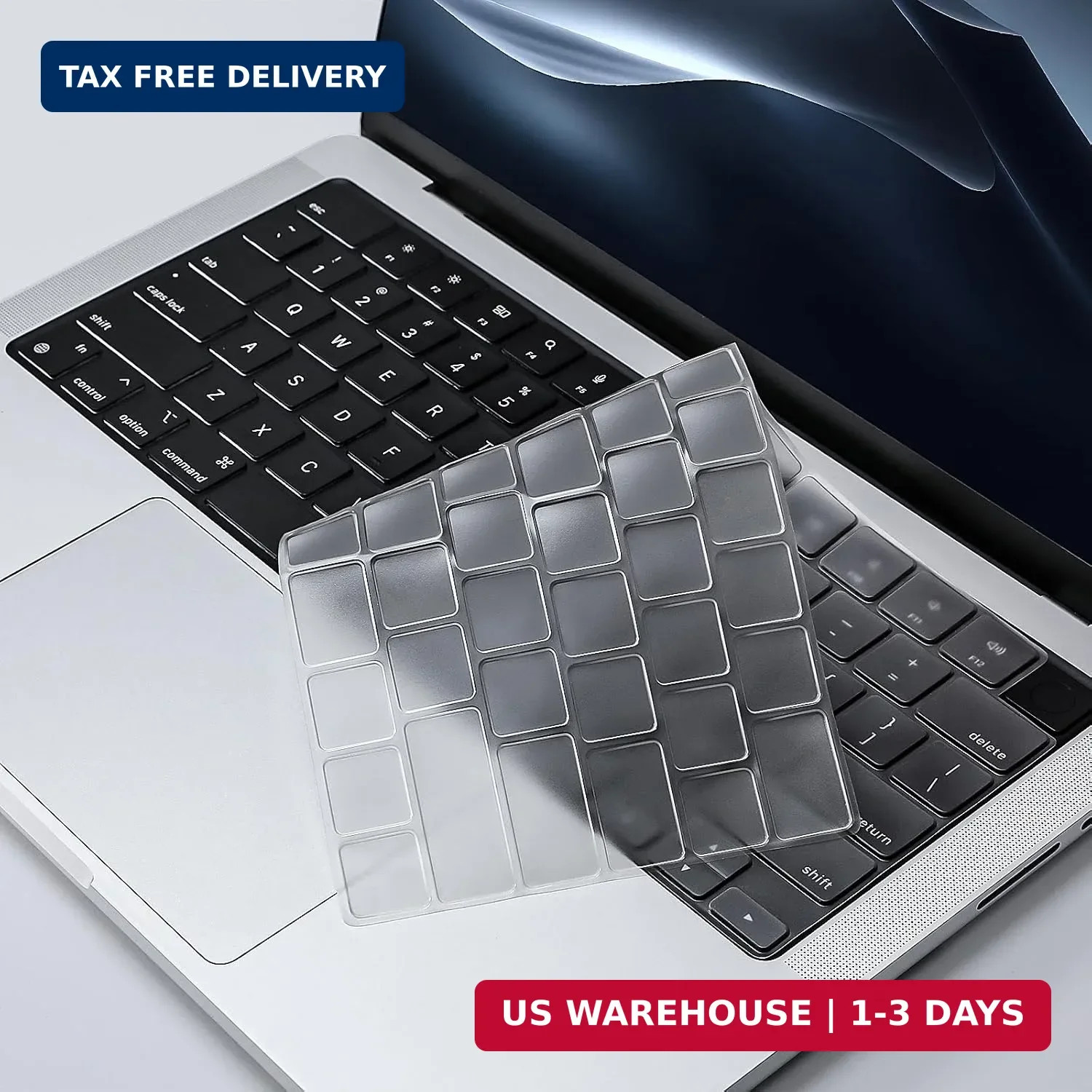 MOSISO 2 PCS Keyboard Cover, Keyboard Protector Compatible with MacBook Neo 13 i