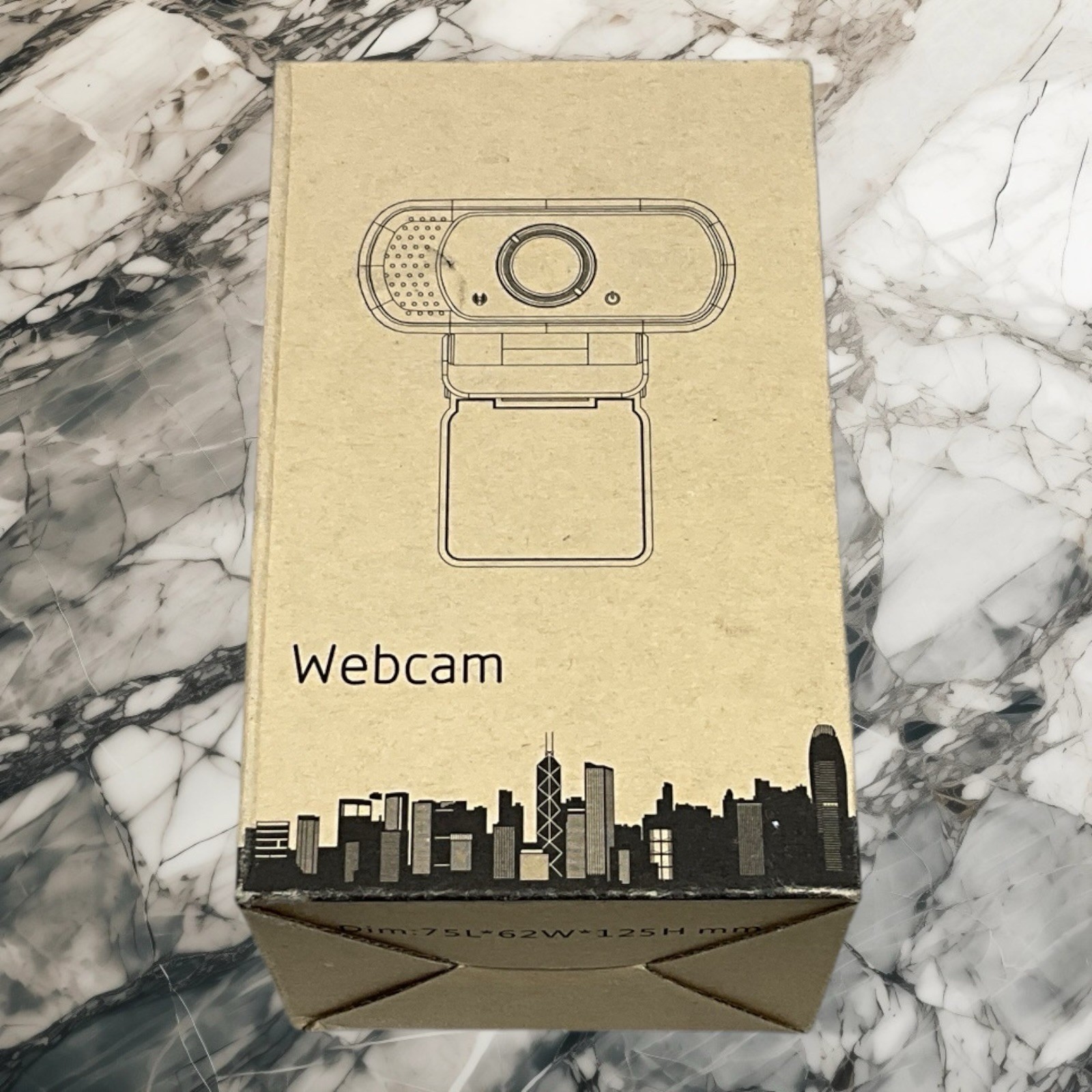XPCAM HD Webcam 1080P Privacy Shutter Tripod Mount USB
