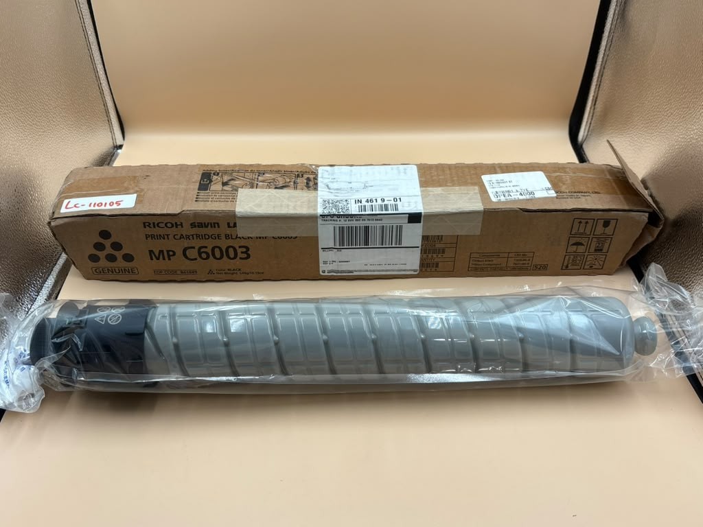 Genuine Ricoh Savin Lanier MP C6003 Black Toner 841849
