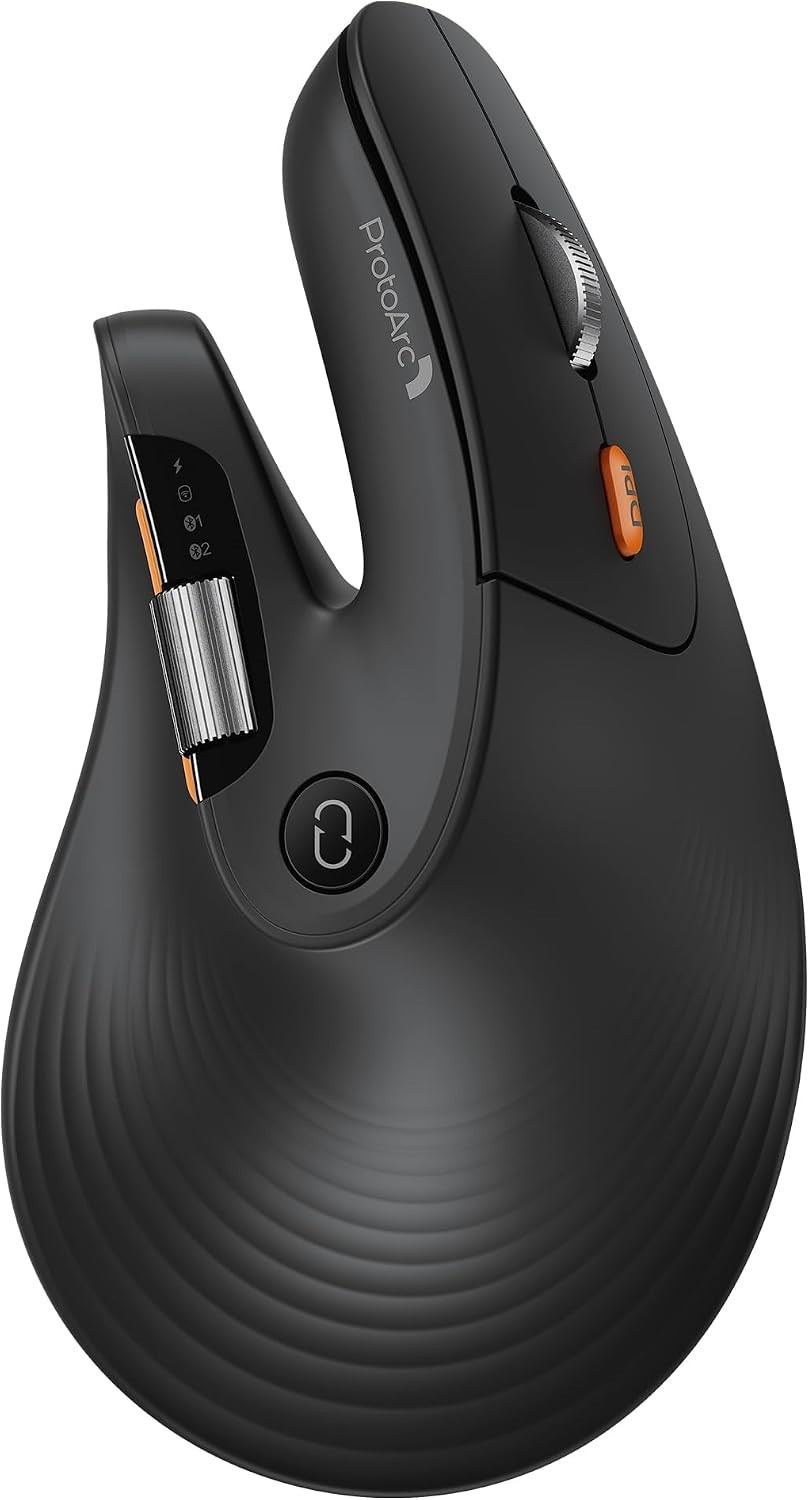 New - ProtoArc Ergonomic Bluetooth Mouse, EM11 Pro Vertical Mouse