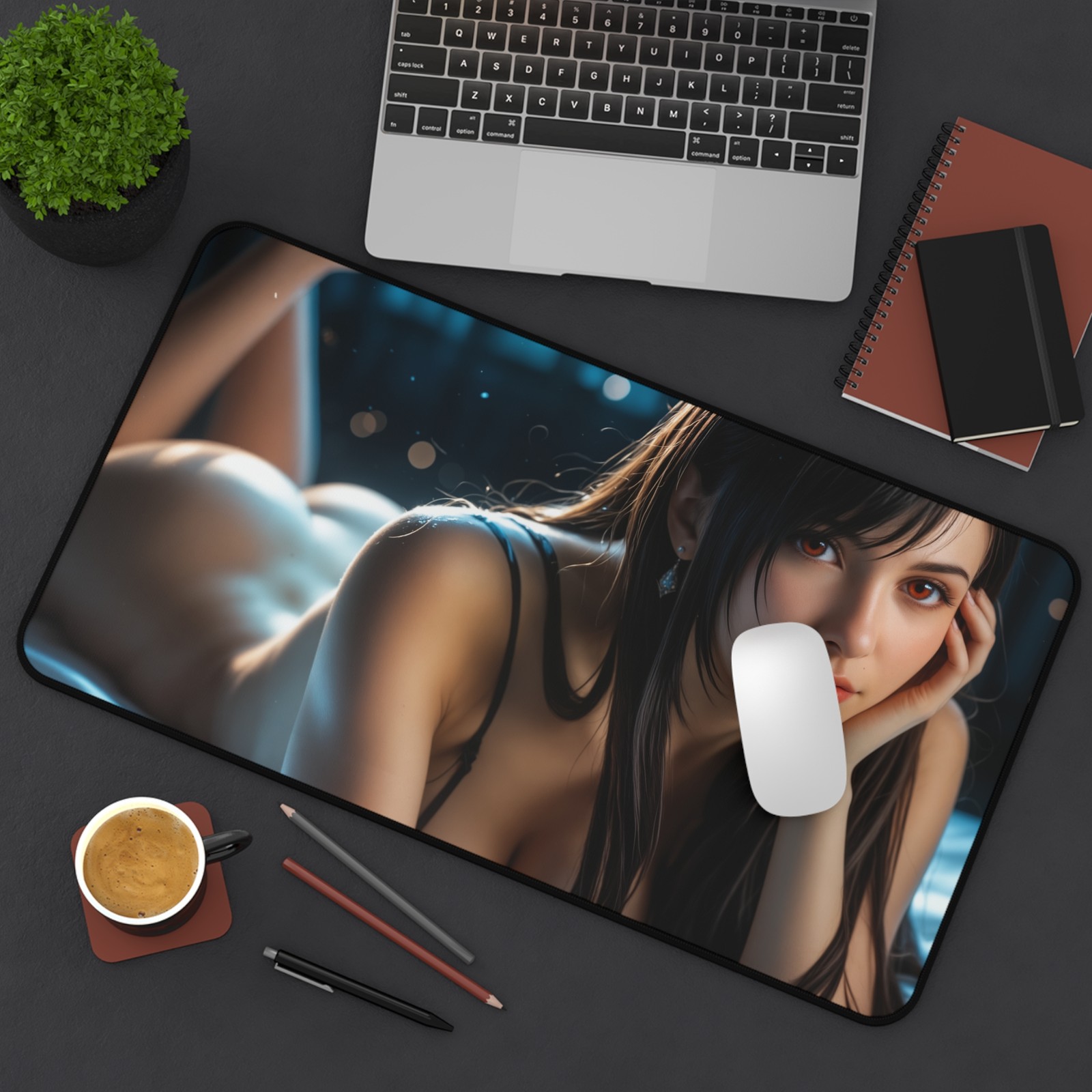 Final Fantasy Mouse Pad, Tifa Desk Mat, Large Gaming Pad