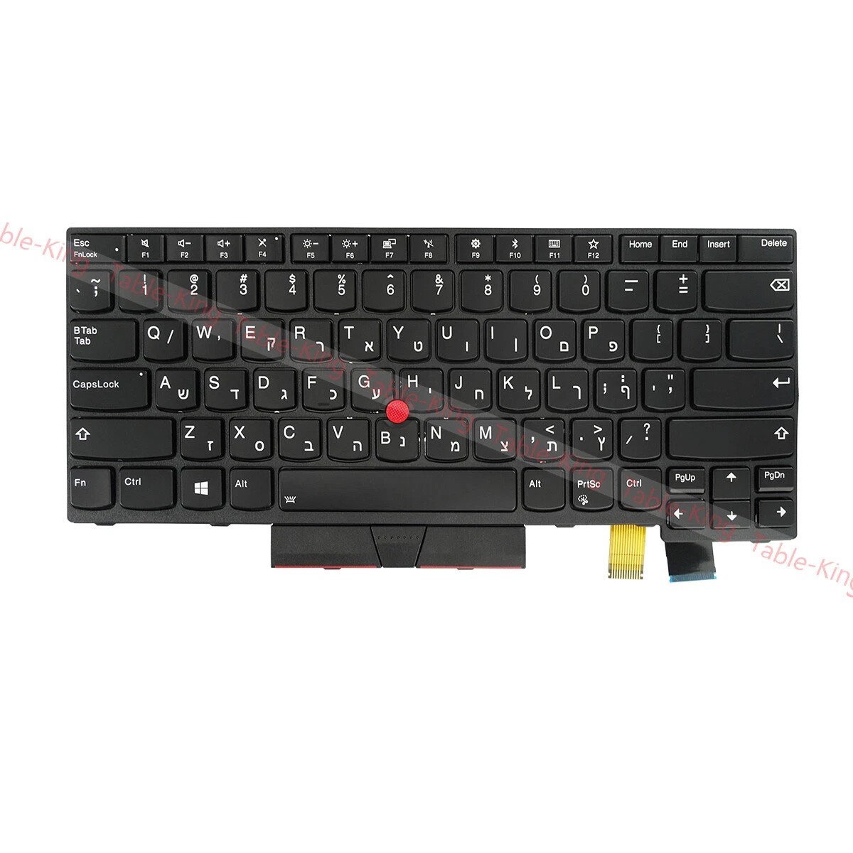 Hebrew Israel Backlit Laptop Keyboard for Lenovo Thinkpad T470/T480/A475/A485
