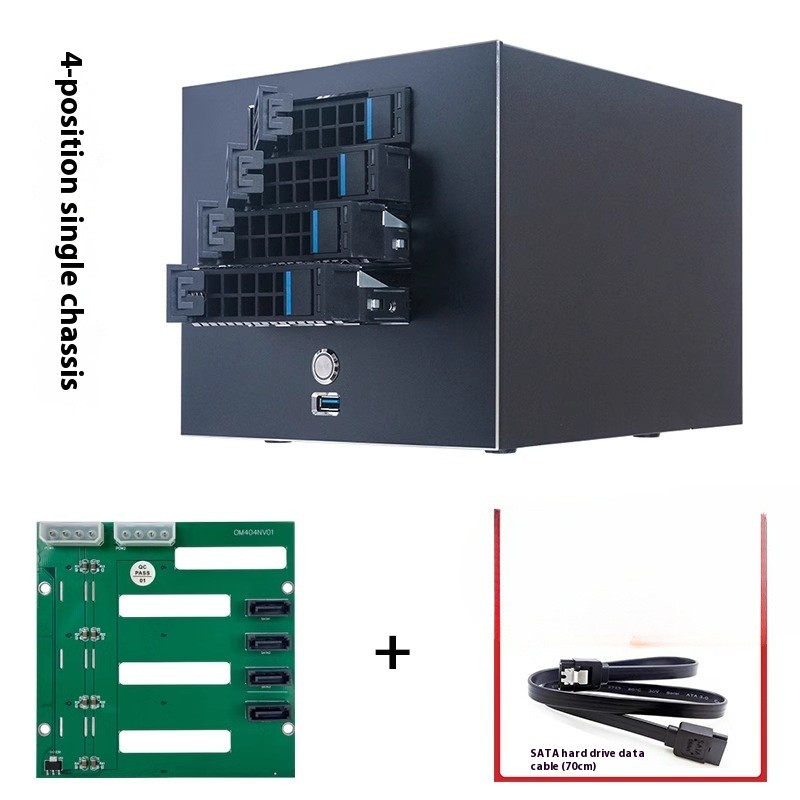 4-drive Hot-swappable ChassisEnterprise Network Storage Server Small Chassis