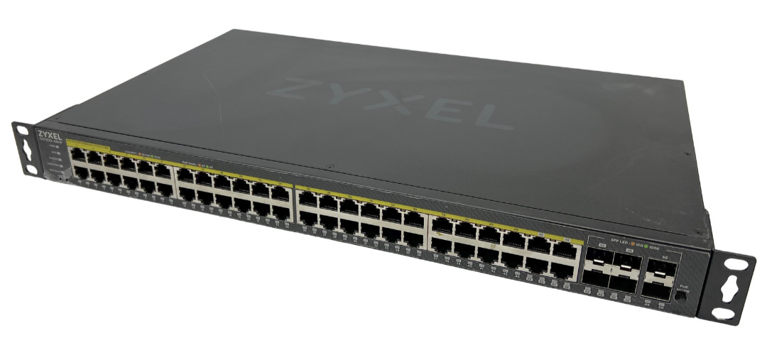 ZYXEL GS1920-48HPv2 - 48-Port Gigabit Nebula Smart Cloud Managed PoE Switch