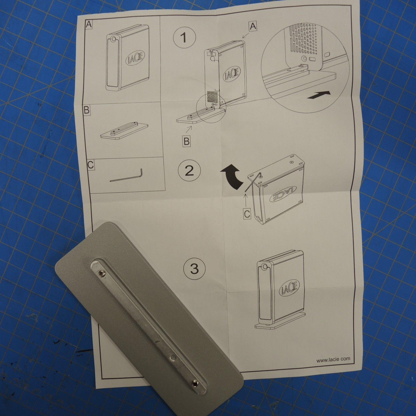 base support for Lace harddrive