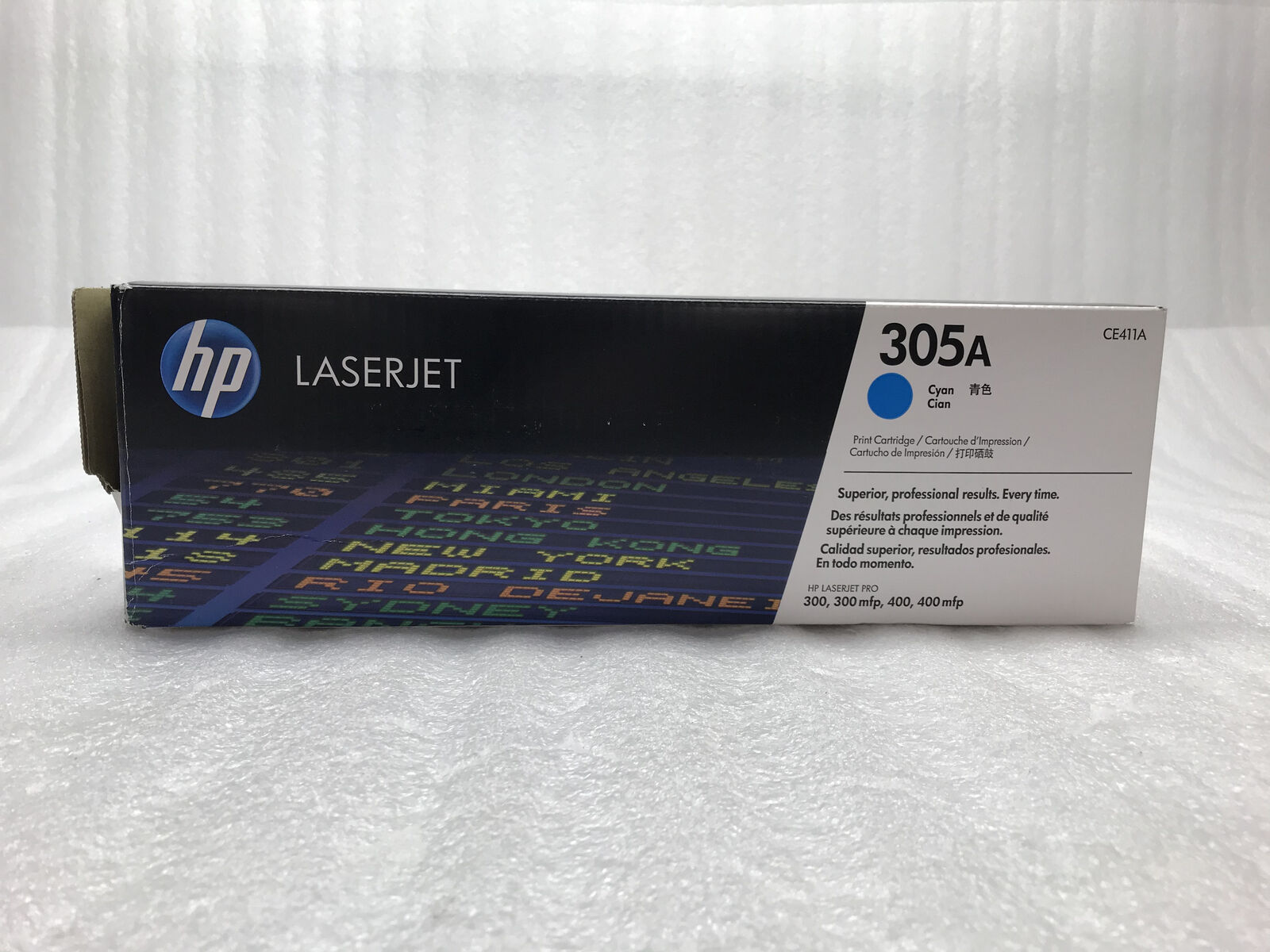 NOB Genuine OEM HP 305A CE411A Cyan Toner Cartridge for HP LaserJet Pro 300 &400
