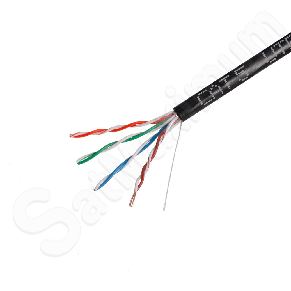CAT5e OUTDOOR 500ft/1000ft Ethernet Cable - UTP/FTP Solid Direct Burial Wire LOT