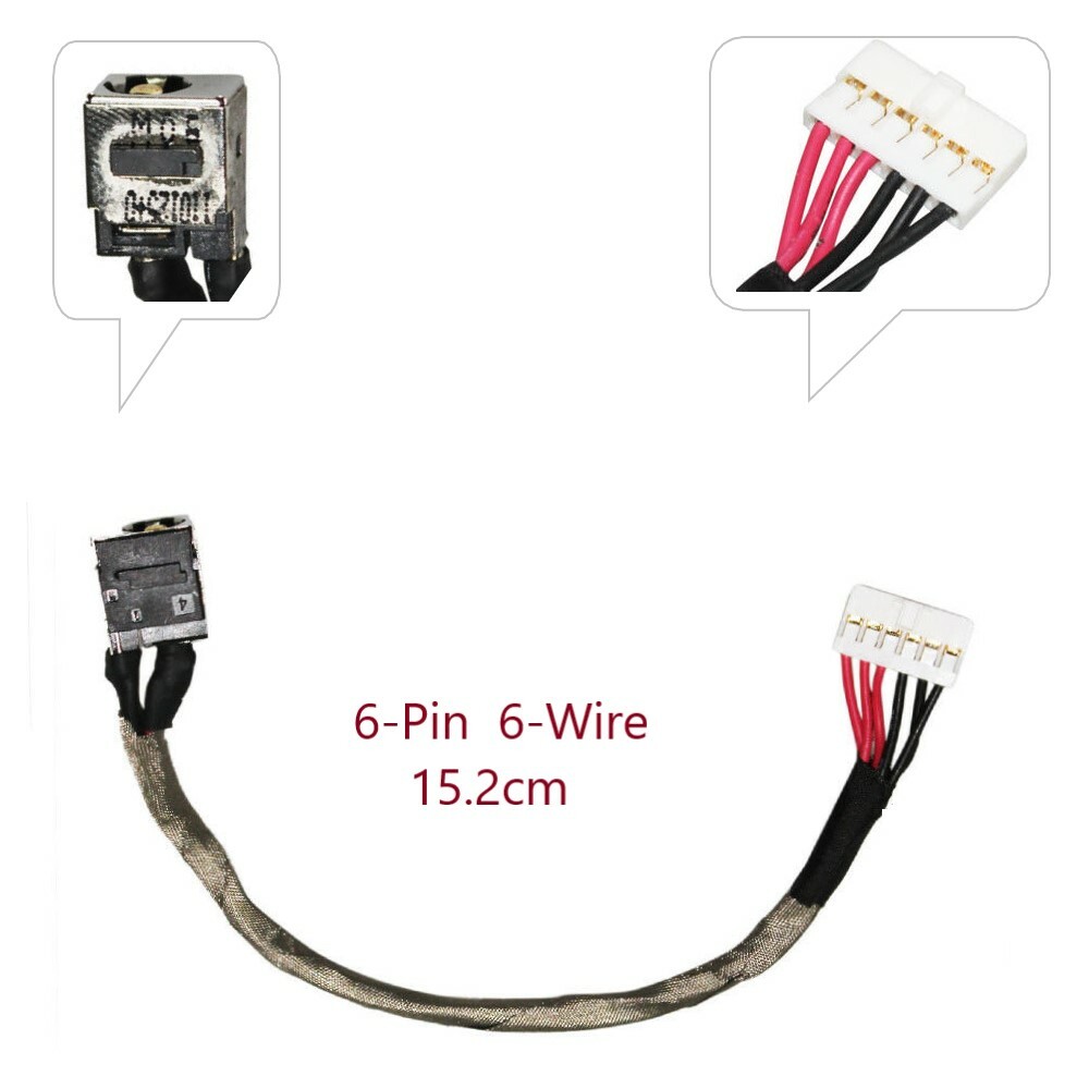 K1G-3006022-H39 DC IN POWER JACK W/ CABLE For MSI GE62VR 6RF APACHE PRO-086