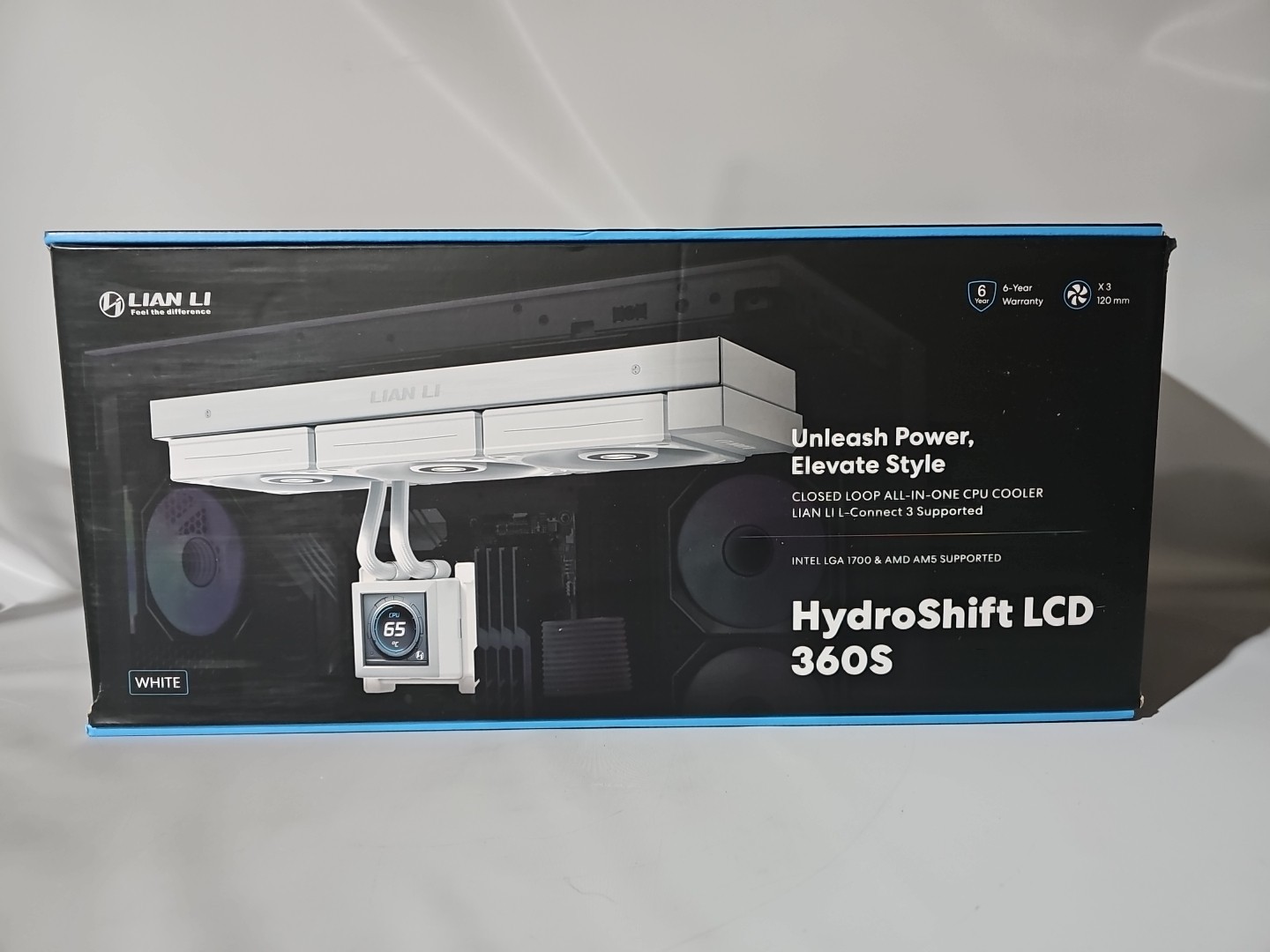 Lian-Li HydroShift LCD 360S White 