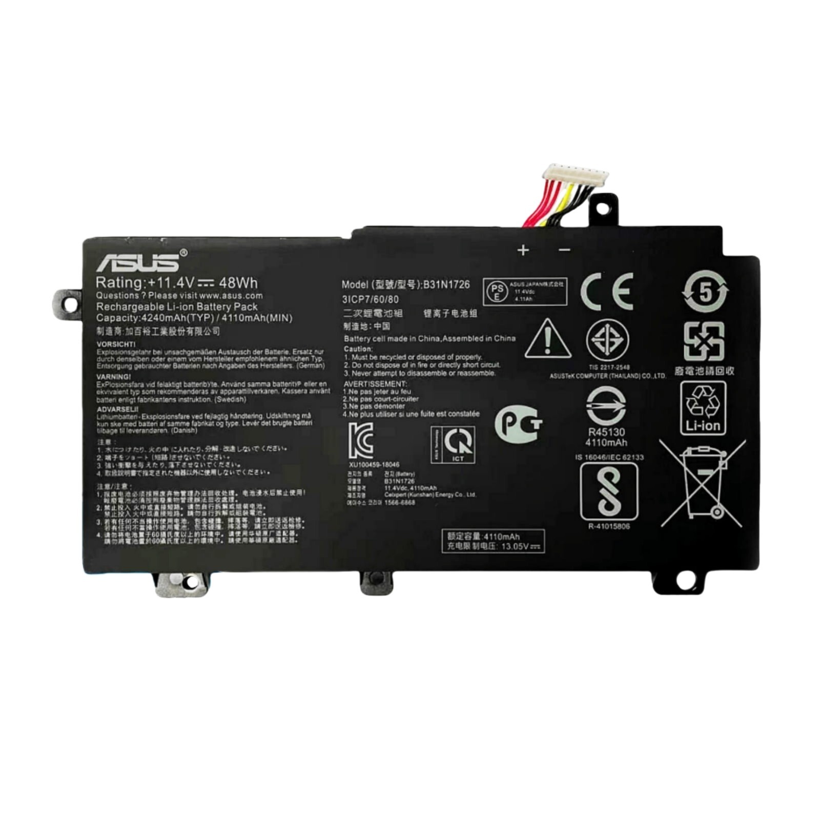 OEM Genuine B31N1726 Battery For ASUS ROG Strix G15 G512 G512LI G531 G531G FX86