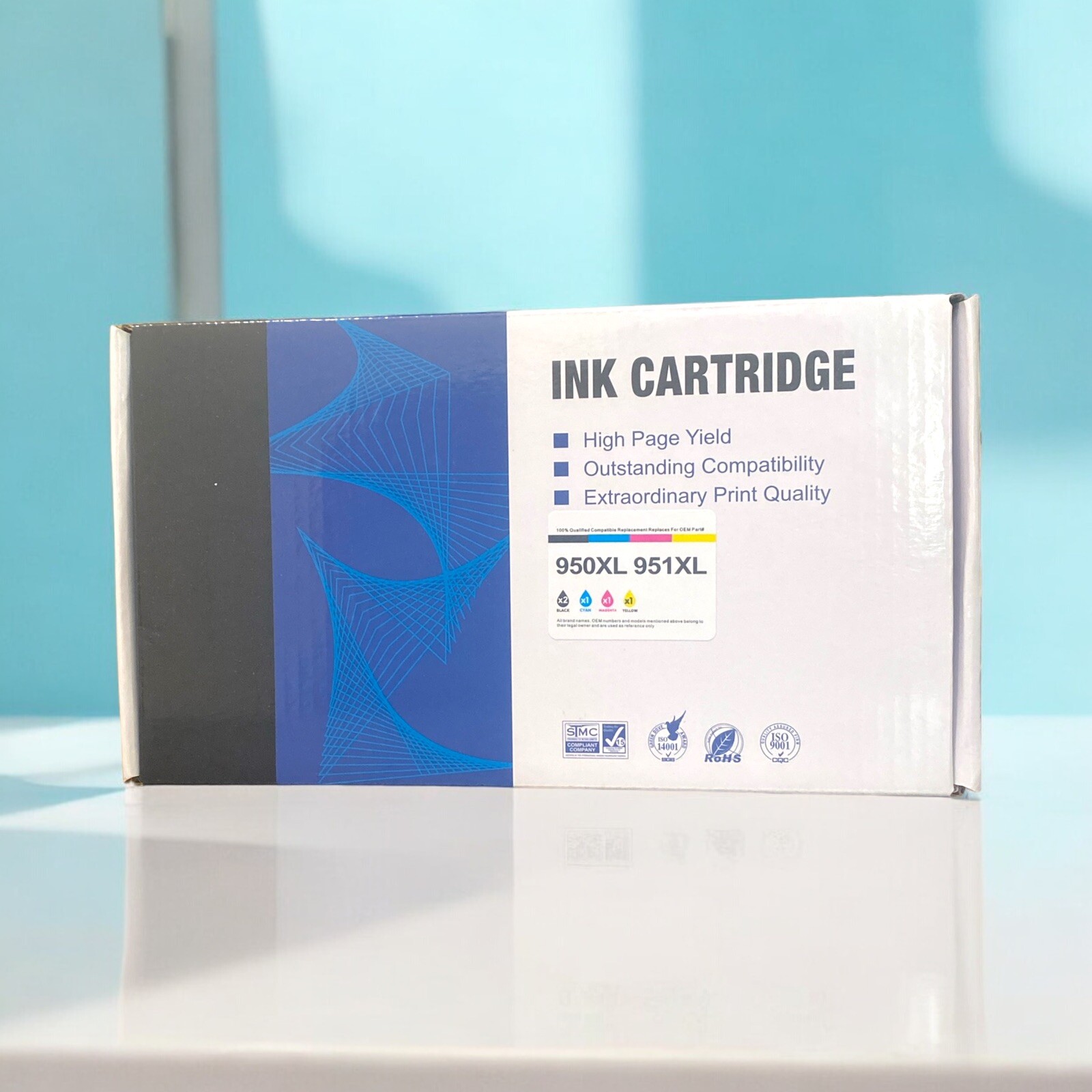 950XL and 951XL Ink Cartridges Combo Pack Replacement for HP OfficeJet Pro 8600