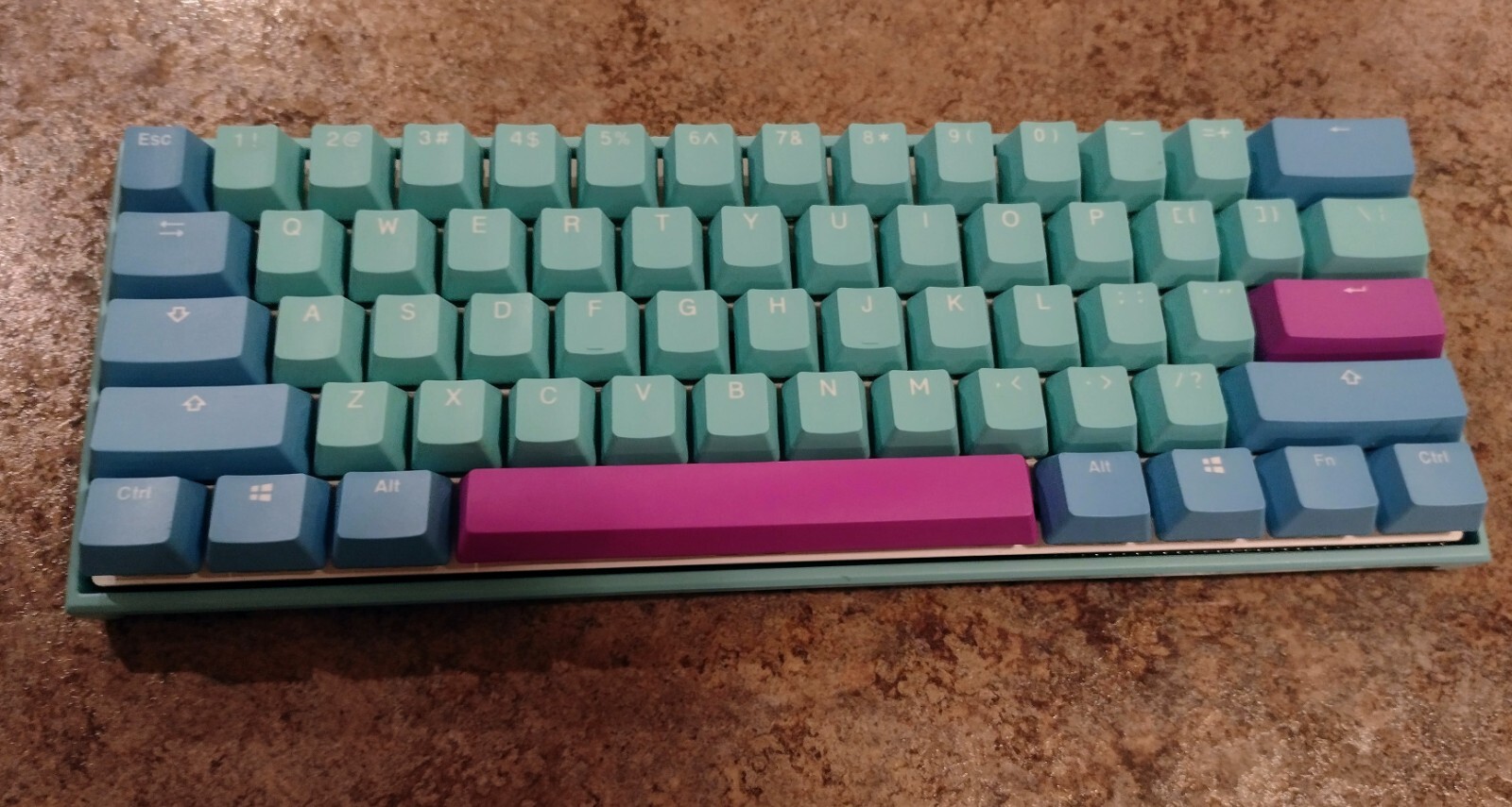 Ducky x MK Frozen Llama Mecha Mini v2 RGB LED 60% Double Shot PBT Mechanical Key