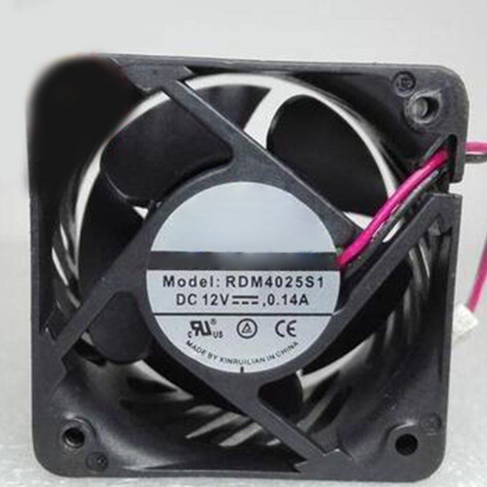 40*40*25mm 4025 For RDM4025S1 12V 0.14A 2-wire Cooing Fan