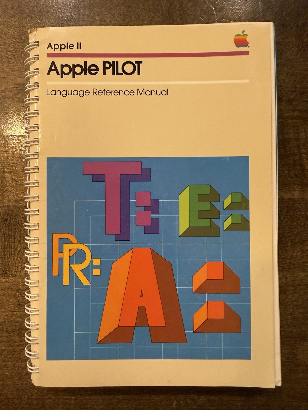 VG Apple II Apple Pilot Editors Manual Spiral Bound 1980 w/ REFERENCE GUIDE VTG