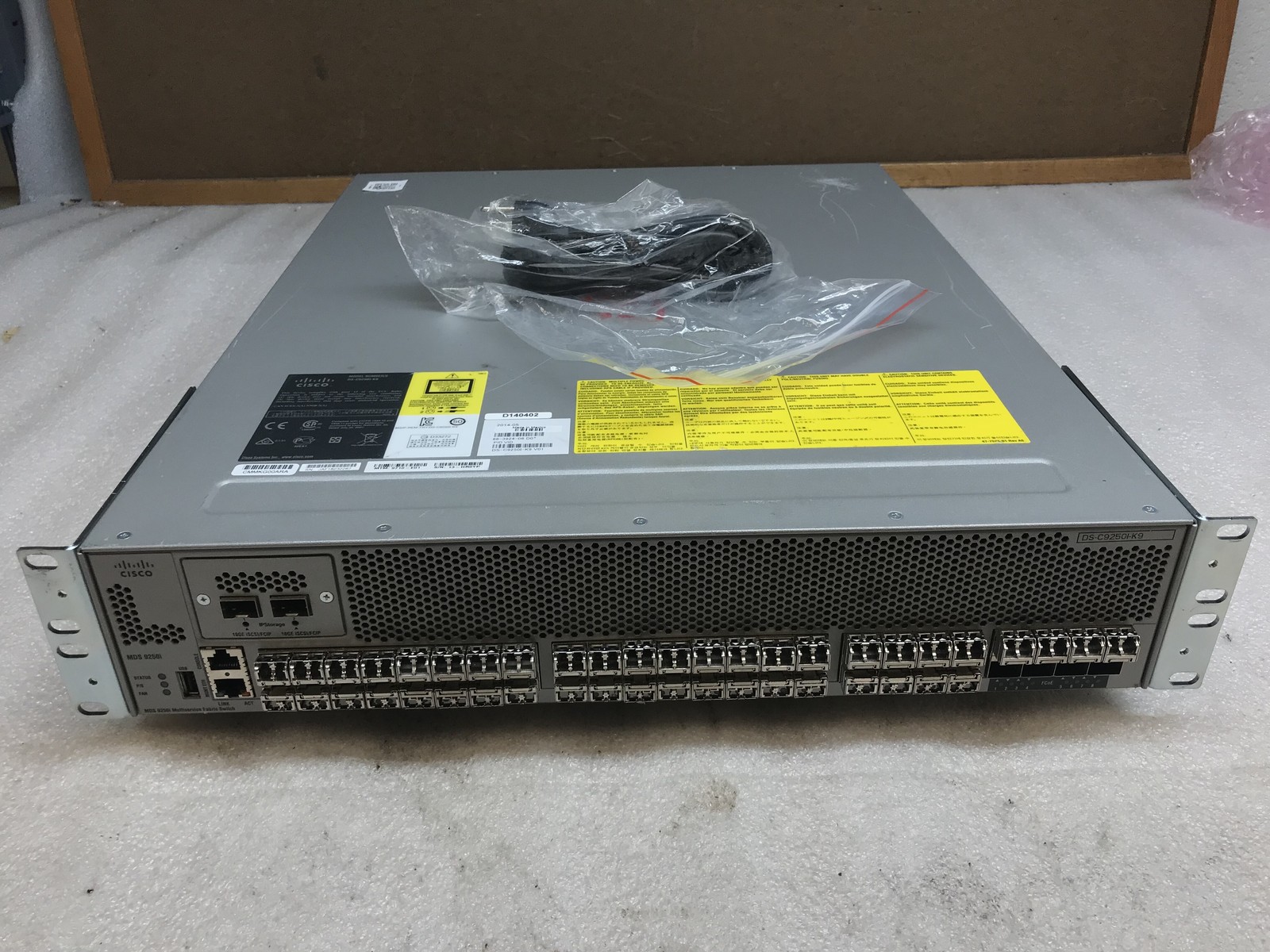 Cisco MDS 9250i DS-C9250I-K9 Multiservice Fabric Switch W/ 3x PSU & 44 16G SFP