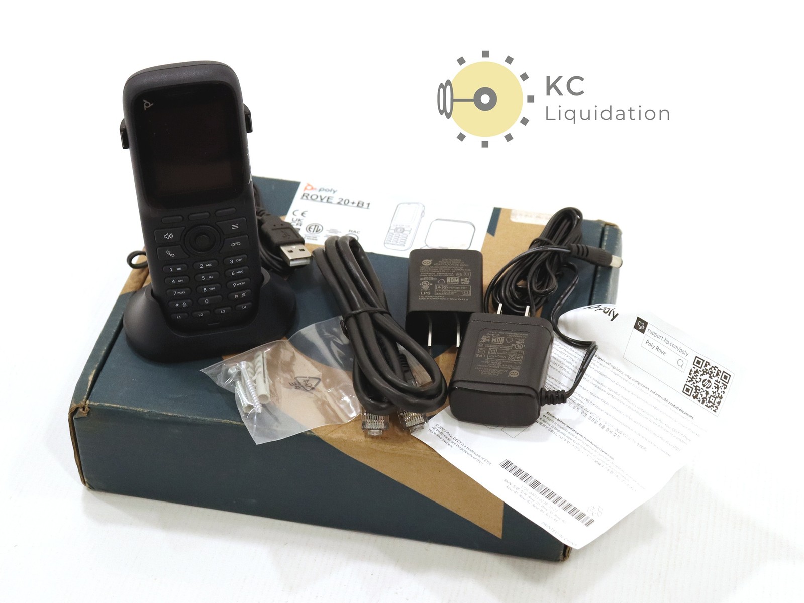 Poly Rove 20 S DECT D1  B1BS 20PH-US IP Handset 8F3E1AA#ABA - No IP Base Station