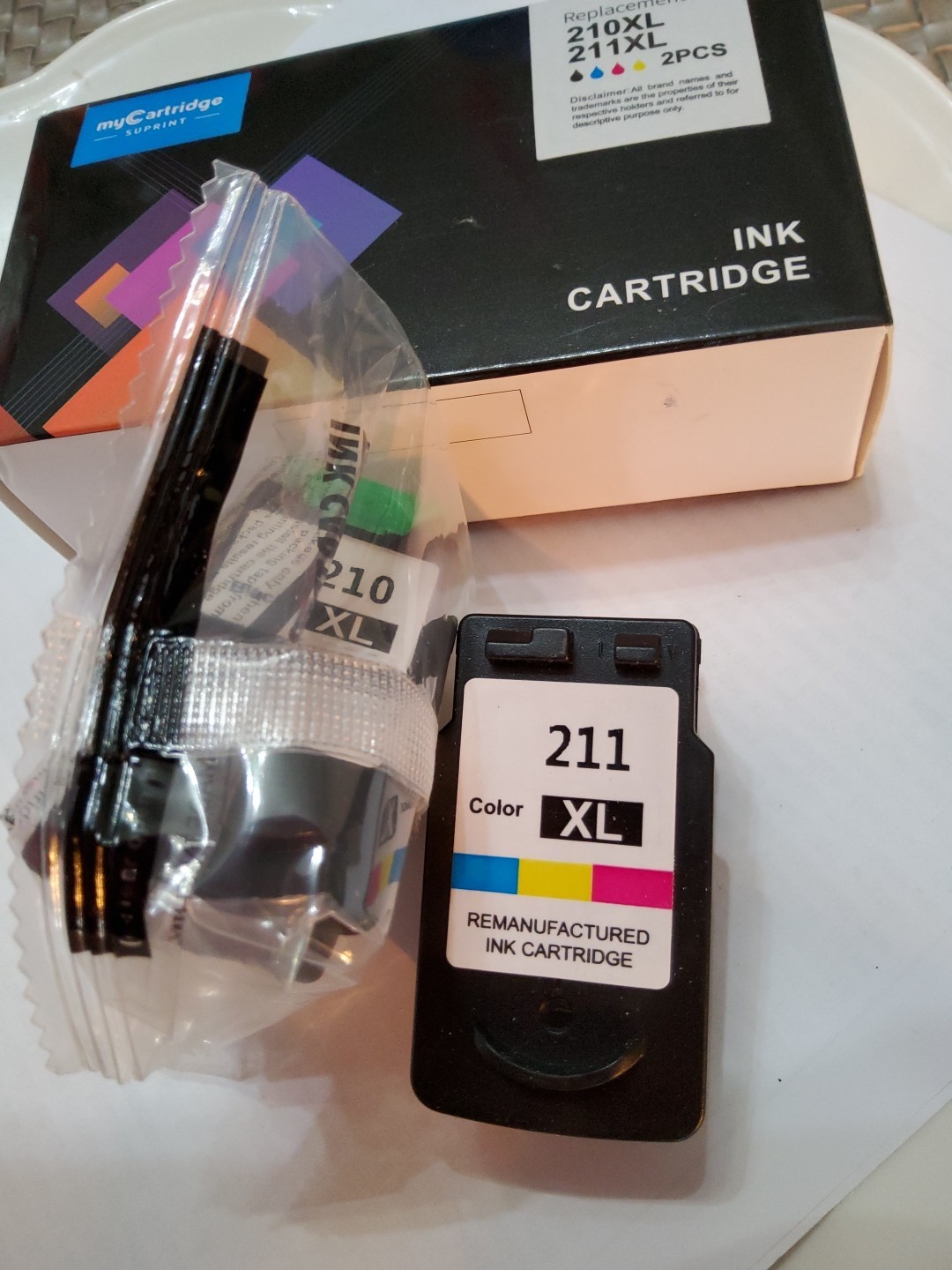 myCartridge SUPRINT 210XL&211XL Color Ink Cartridge for Canon PIXMA MP250 MP270