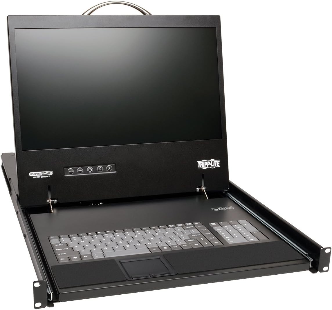 Tripp Lite B070-008-19 8-Port 19" Rackmount KVM Switch w/ Monitor