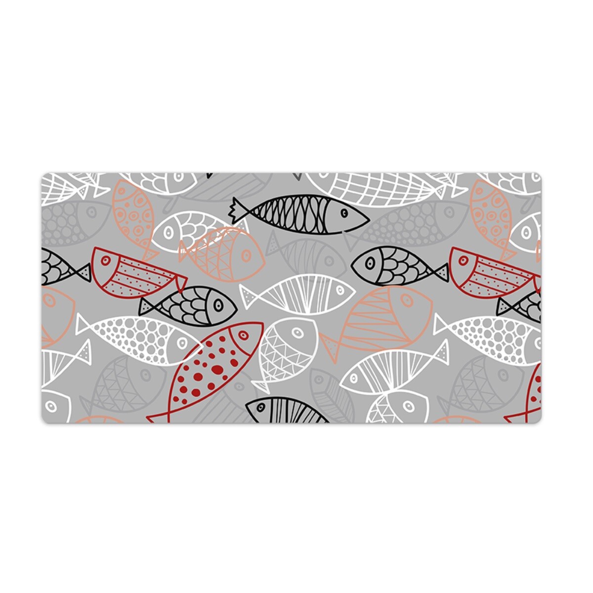 Decoration Mouse Pad Desk Mat for Home Office Fish aquarium 90x45