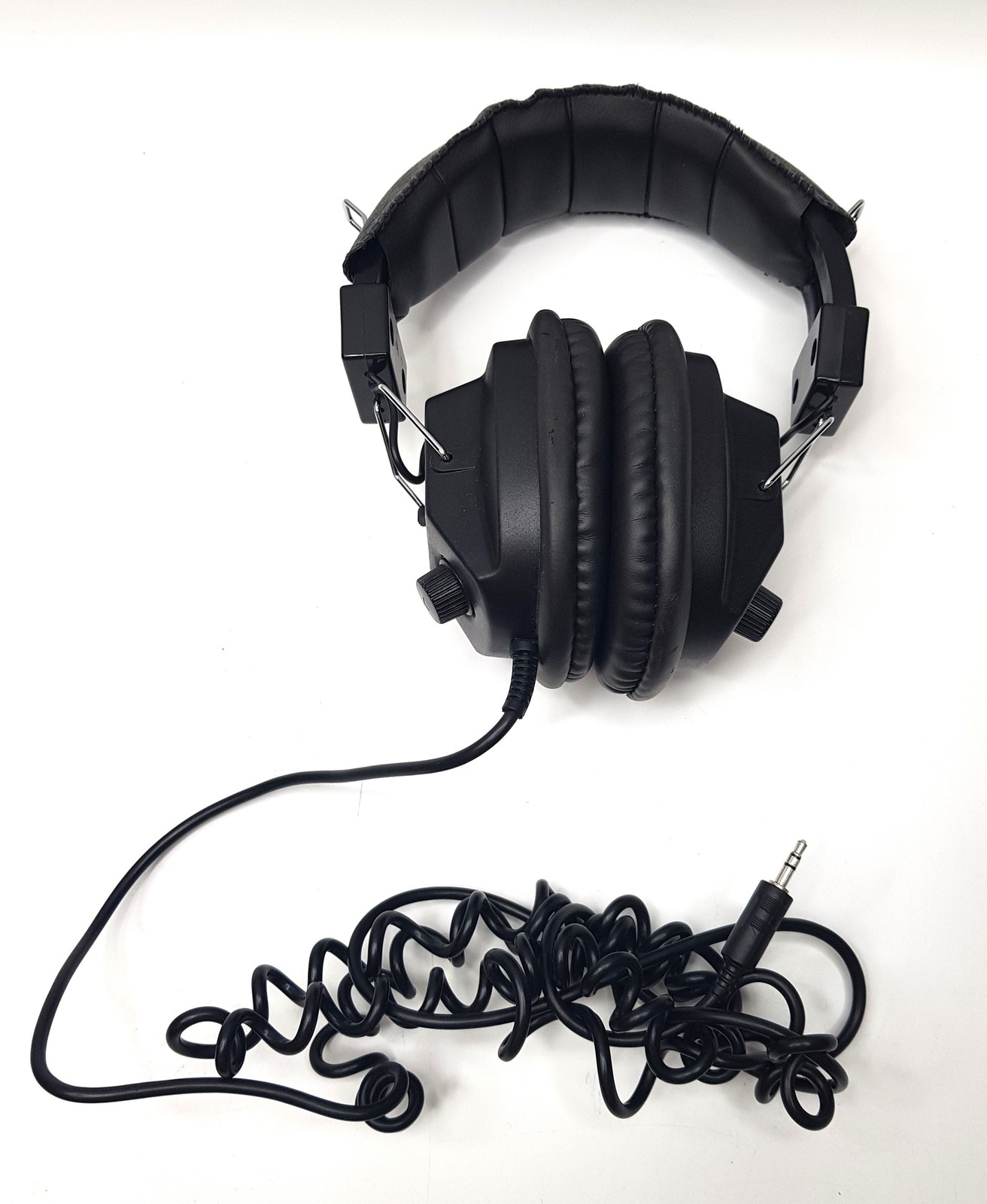 Califone 3068AV 3.5mm Plug Black Switchable Stereo/Mono Corder Headphones