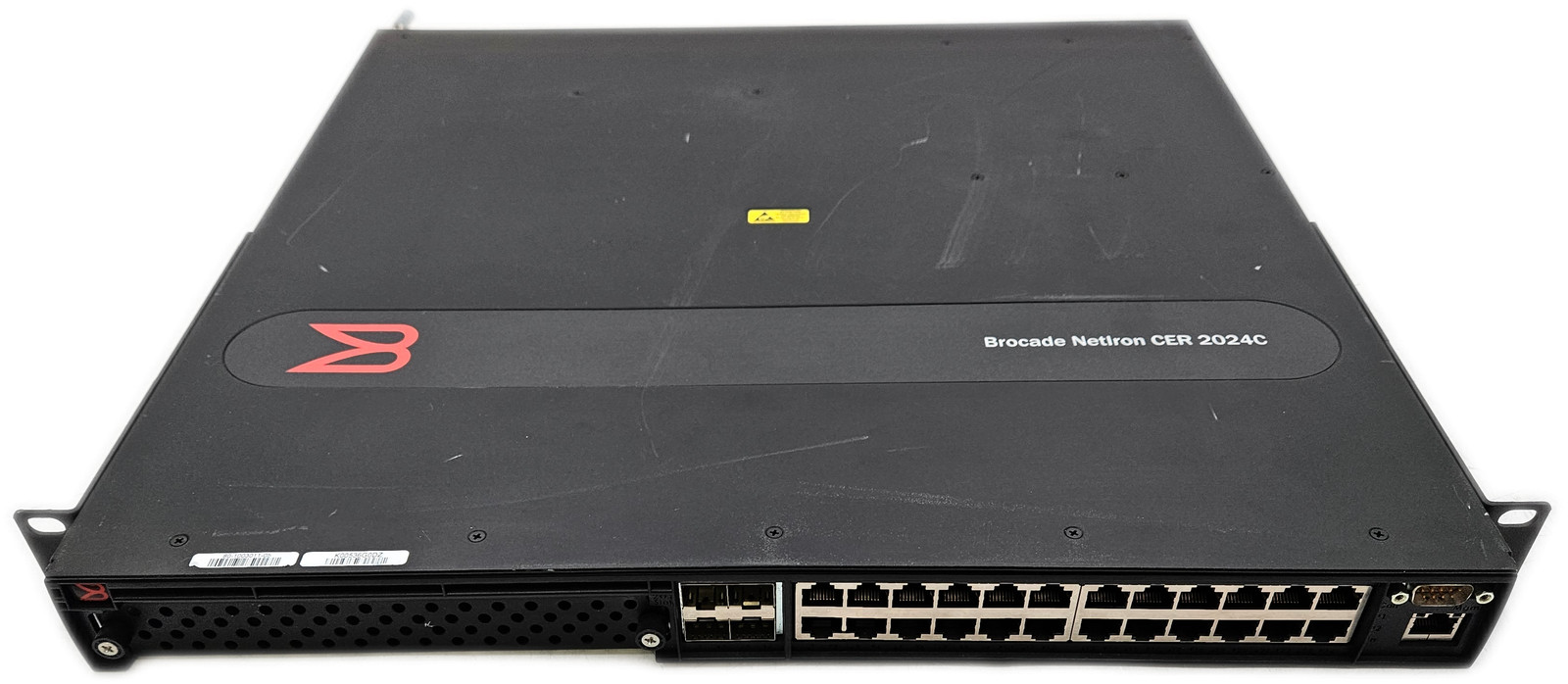 Brocade NetIron CER 2024C-AC 24-Port Gigabit PoE Managed Switch SFP Rackmount