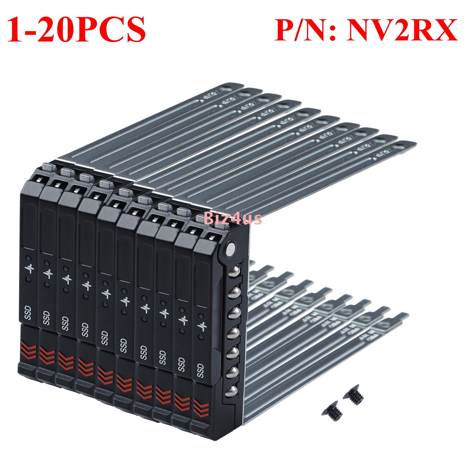 NV2RX/ 0NV2RX E3 E3.S SSD NVME Drive Tray Caddy For Dell PowerEdge R660 R760 Lot