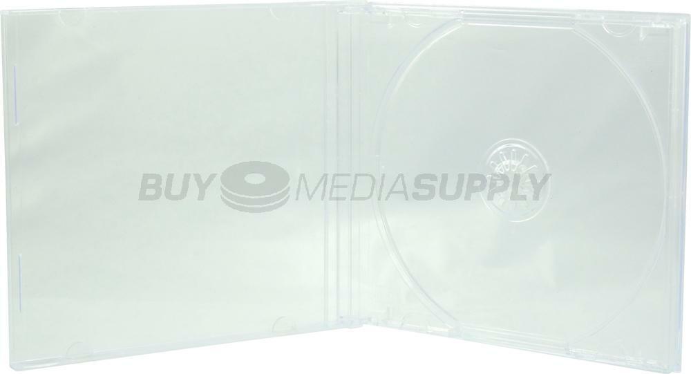 10.4mm Standard Clear 1 Disc CD Jewel Case Lot