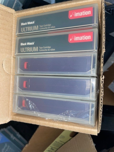 IMATION Black Watch Ultrium 2 Data Cartridge 200/400GB, 5er-Pack, New