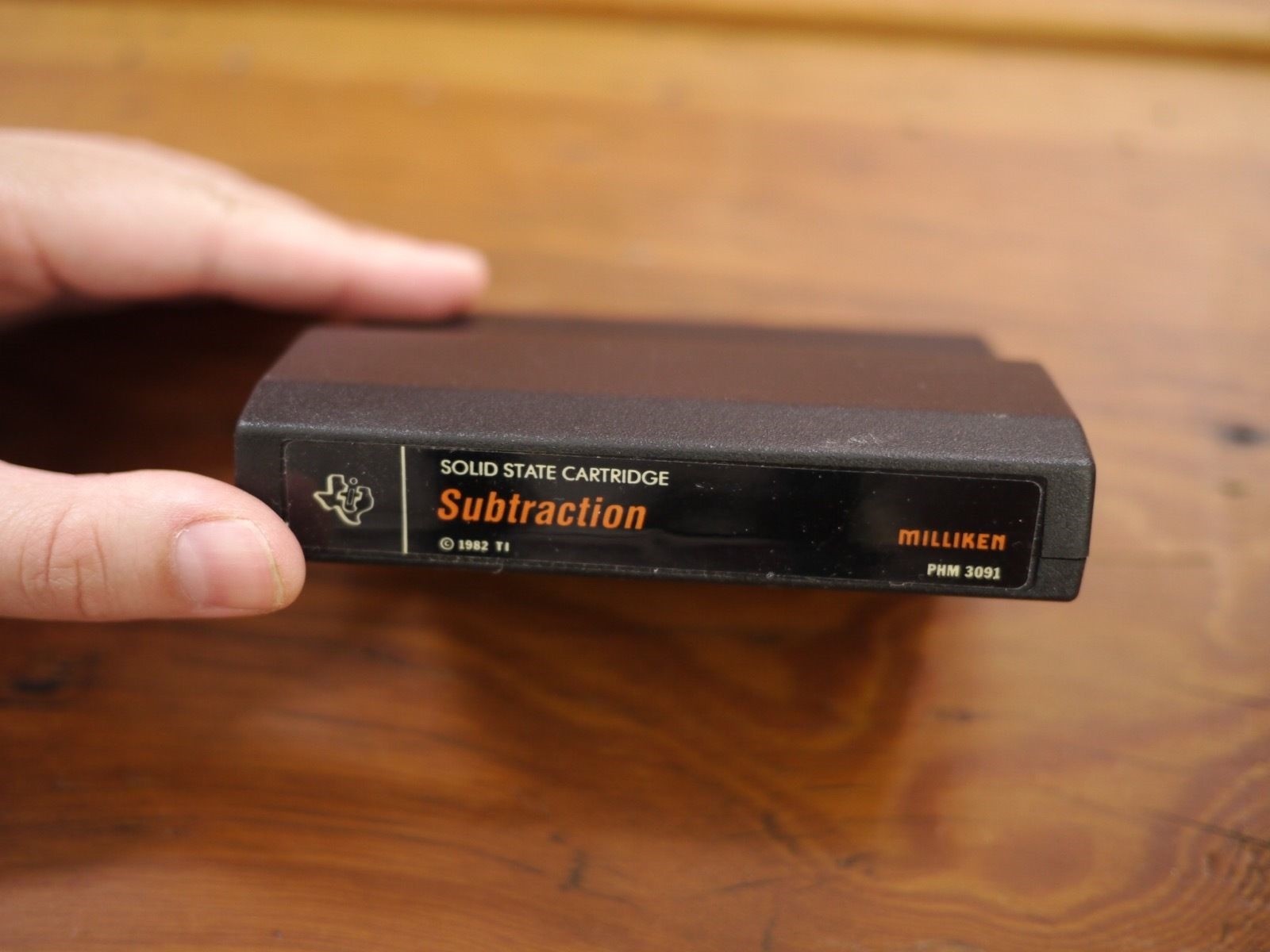 Vintage 1982 TI Texas Instruments SUBTRACTION Home Computer Cartridge