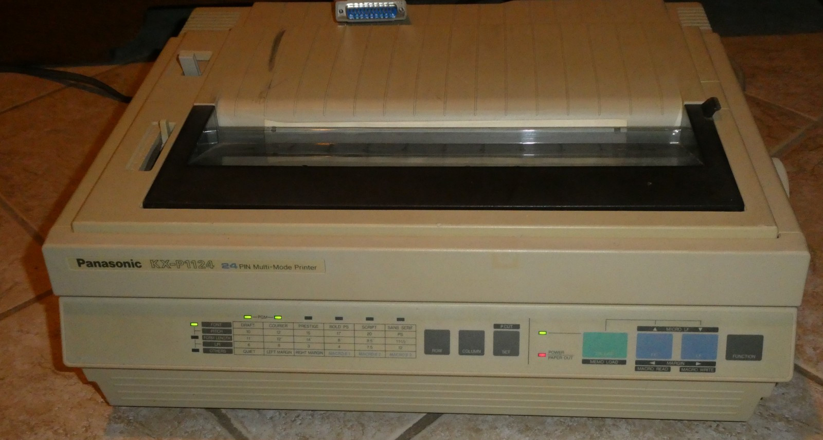 Panasonic KX-P1124 24 PIN Multi-Mode Printer - Powers on untested