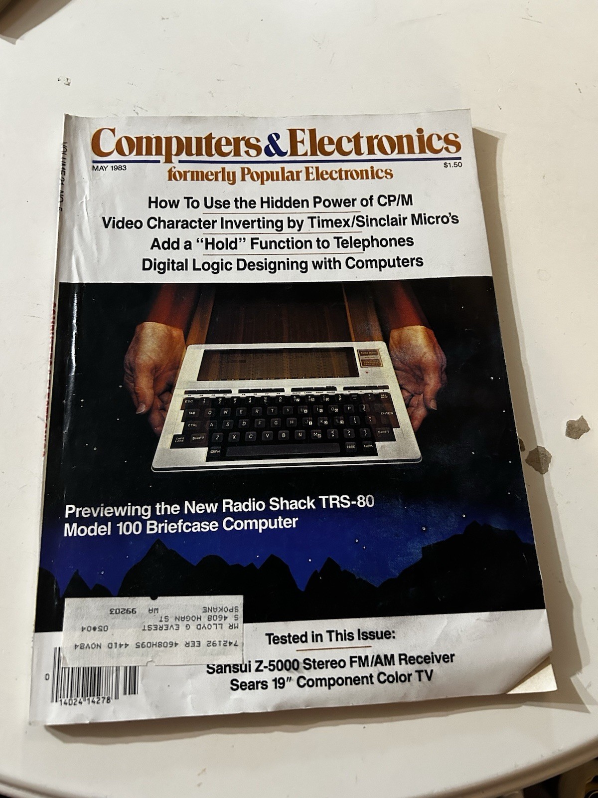 Computers & Electronics May 1983 Magazine Radio Shack TRS-80 Model 100 CP/M