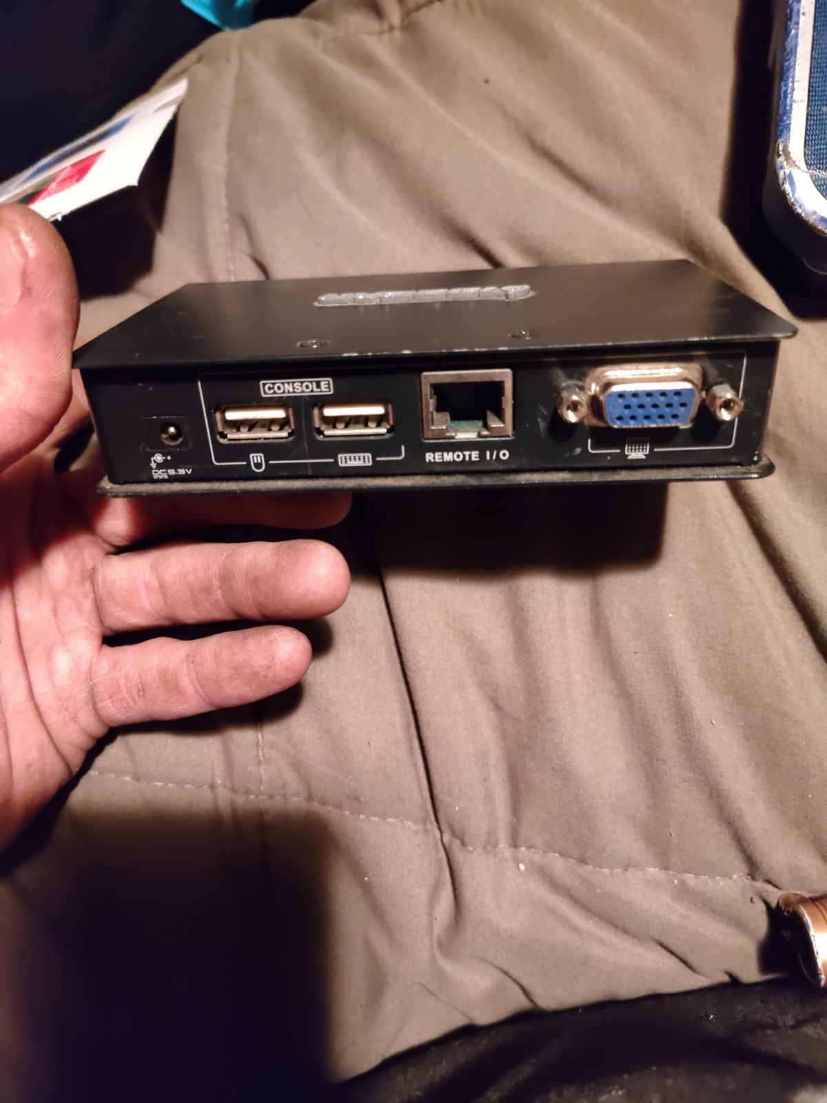 IOGEAR KVM Console Extender USB VGA Cat5e/6 Remote Operation 495ft GCE500U