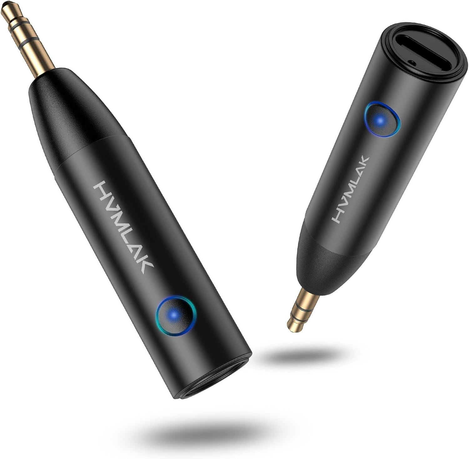 Adaptador auxiliar para coche Bluetooth 5.3 con micrófono mejorado,