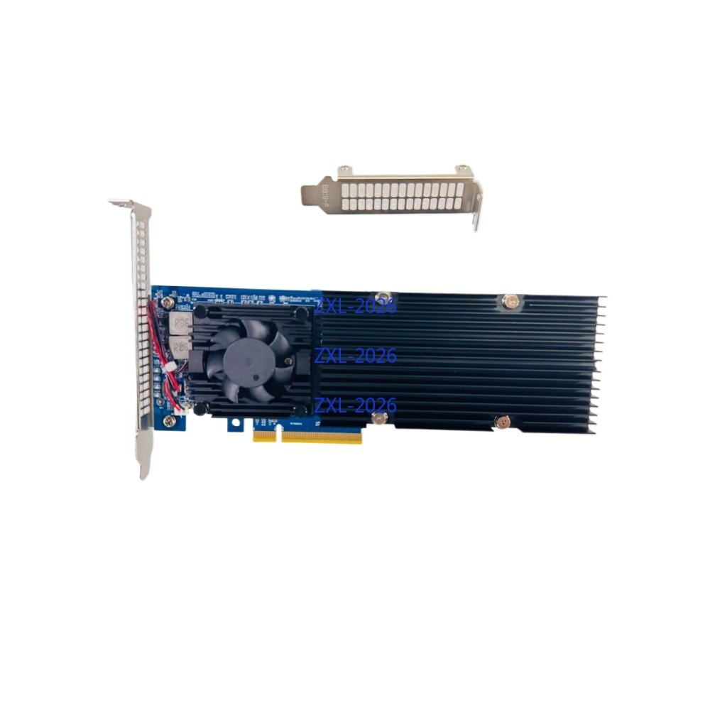 PLX88024 PCIe Expansion Card PCI-E 4.0 X8 4-Bit M.2 Nvme With Heatsink 16000MB