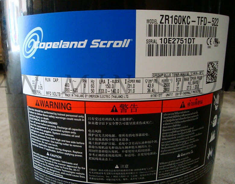 1pc new ZR160KC-TFD-522 Air Conditioning Compressor