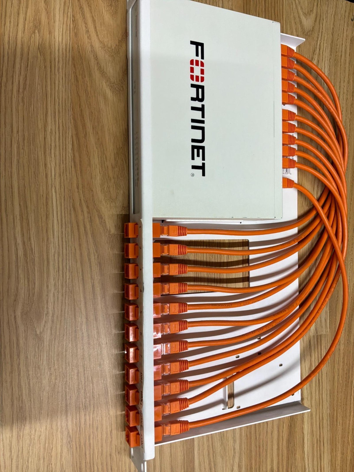 Fortinet FortiGate 60E FG-60E Firewall Appliance w Rack Mount & Cables 