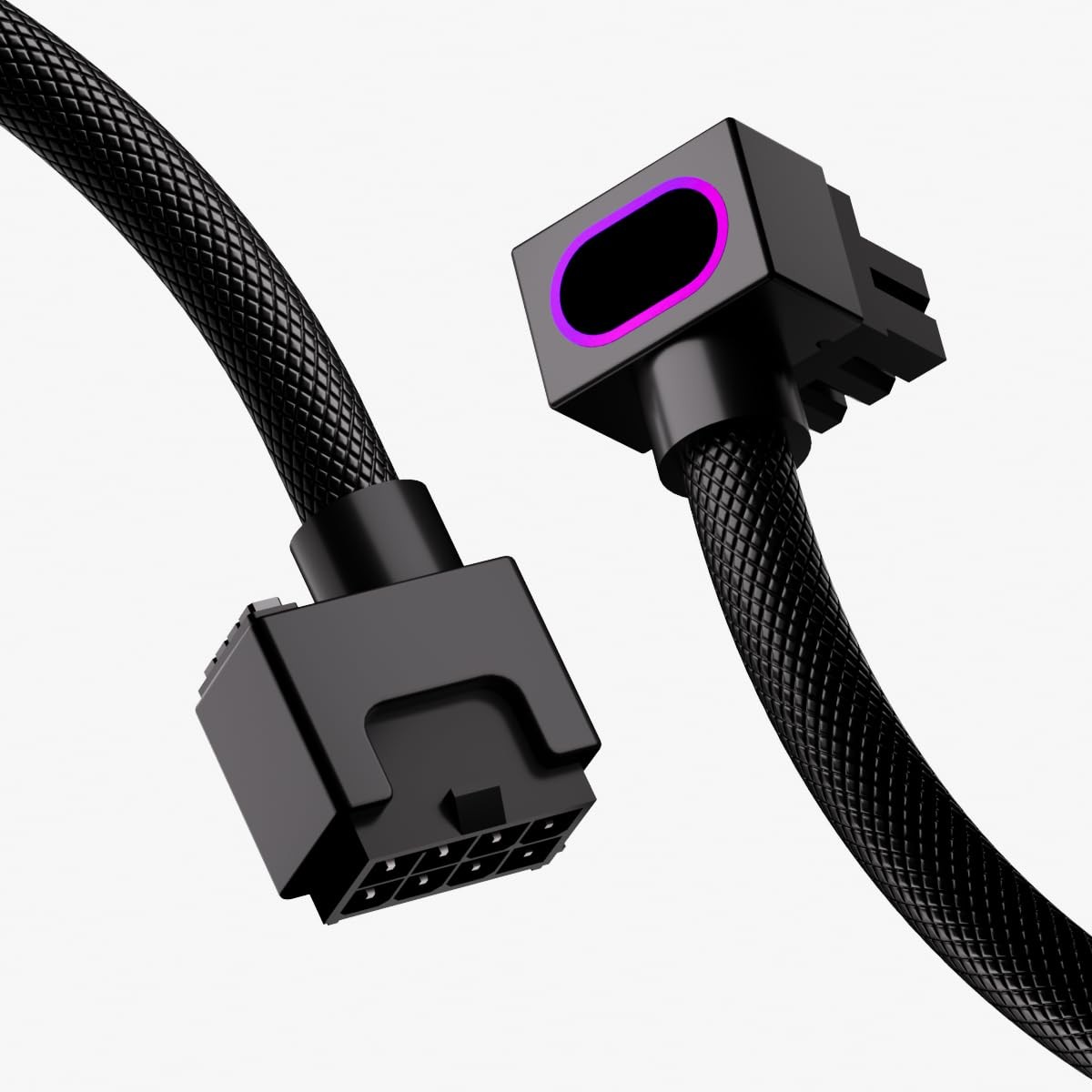 8PIN GPU Extension Cable ARGB PC 5V 3Pin 18AWG 90 Degree Right Angle 30CM