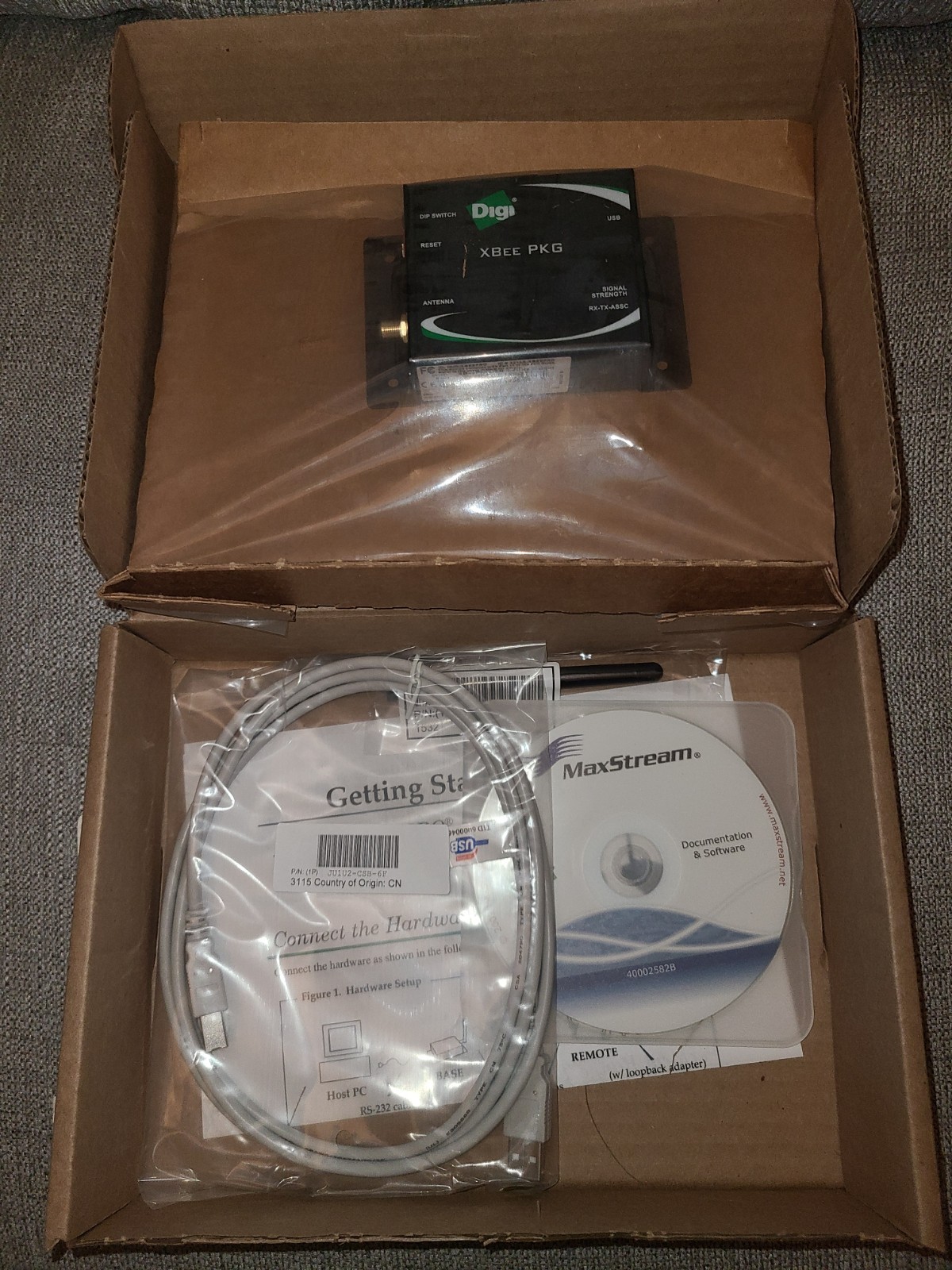 DIGI DIGI-KEY XBP24-PKC-001-UA RADIO MODEM OPEN BOX XBEE PRO 50001406-01