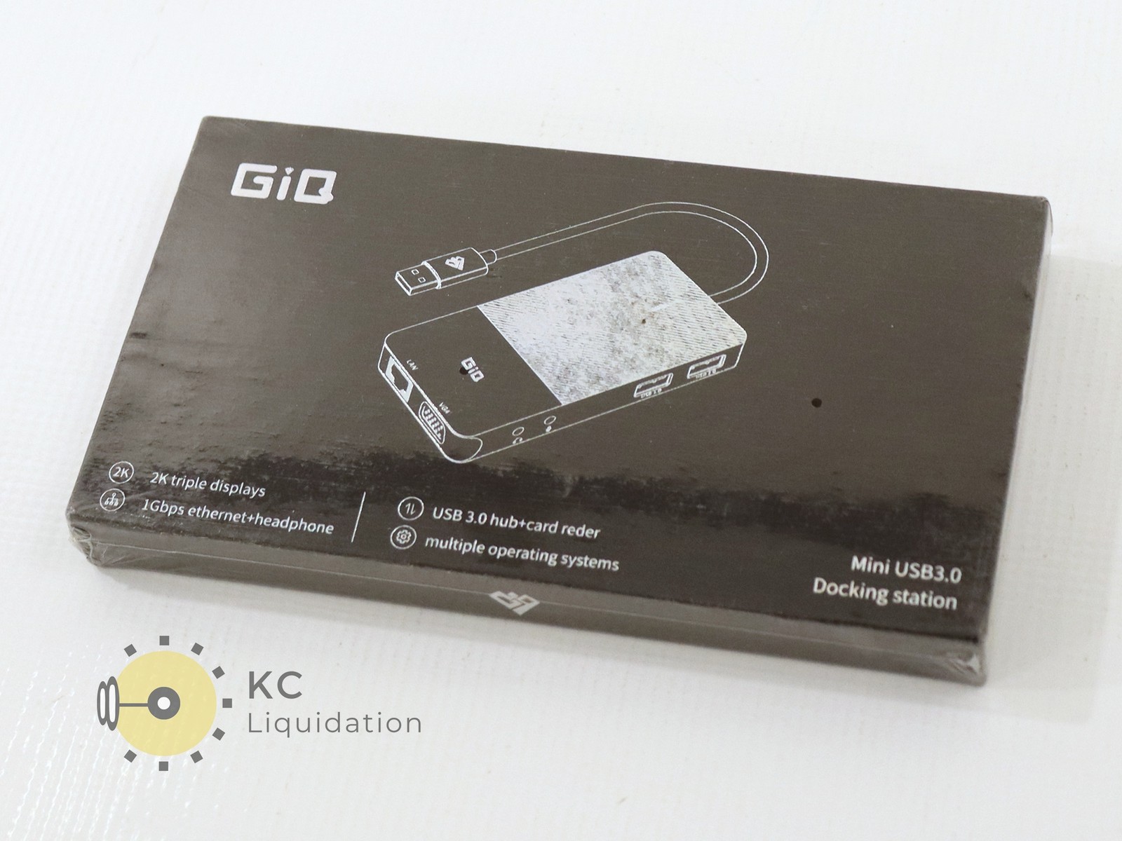 U65259 GiQ 2K Triple Display Mini USB 30 Docking Station G1N
