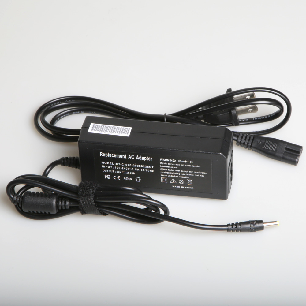 AC Adapter Battery Charger Power Cord 45W For Lenovo Ideapad 110S-11IBR 80WG 