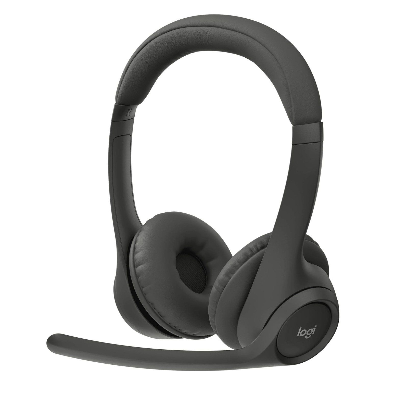 Logitech Zone 301 Wireless Bluetooth Headset Noise-Canceling Mic Graphite