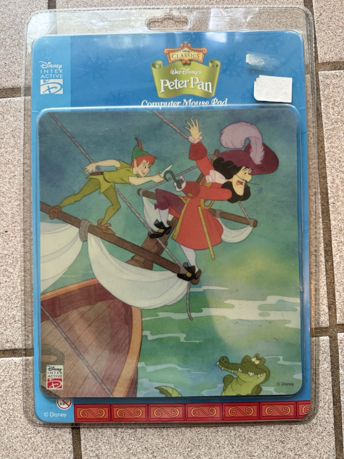 Disney's Peter Pan Vintage Computer Mouse Pad