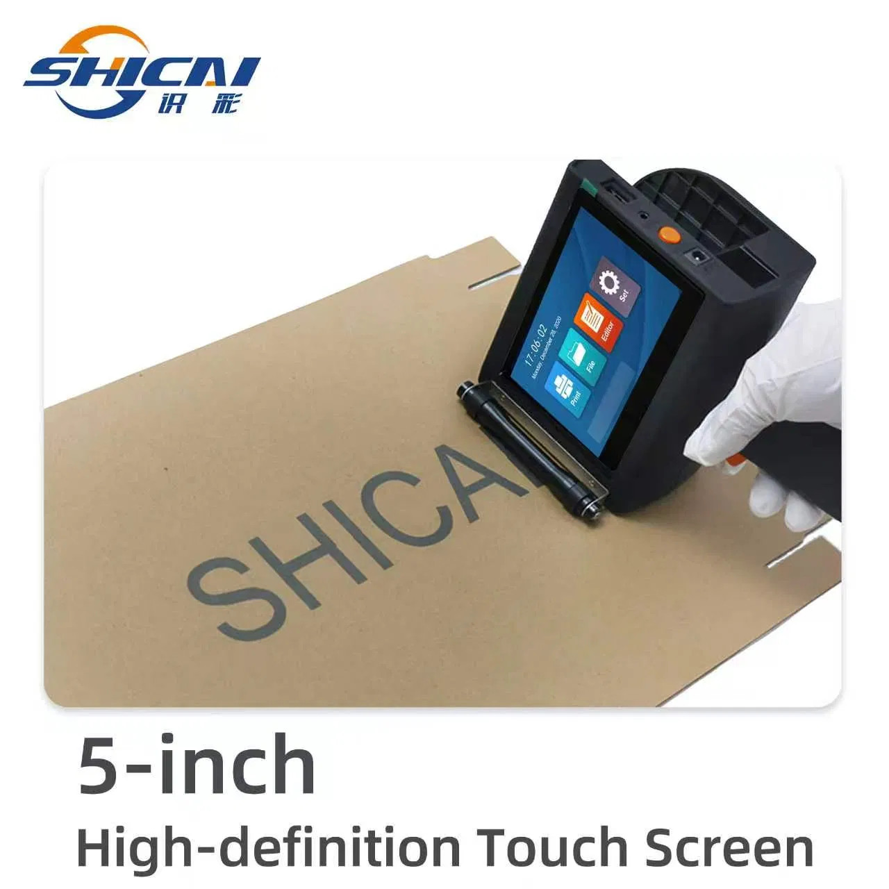 50mm Handheld Inkjet Printer Large Character for Carton Date Batch QR