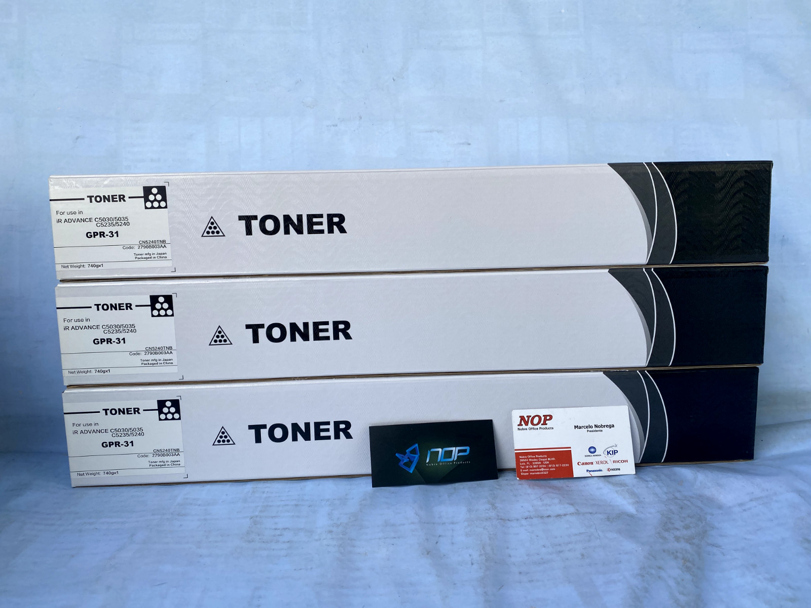CANON 3 Black Toner Cart GPR31 GPR-31 2790B003AA IR C5030 C5035 C5235 C5240