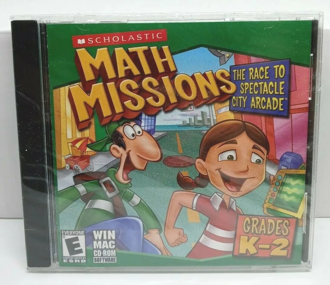 Scholastic Math Missions: The Race to Spectacle City Arcade (Grades K-2) Sealed