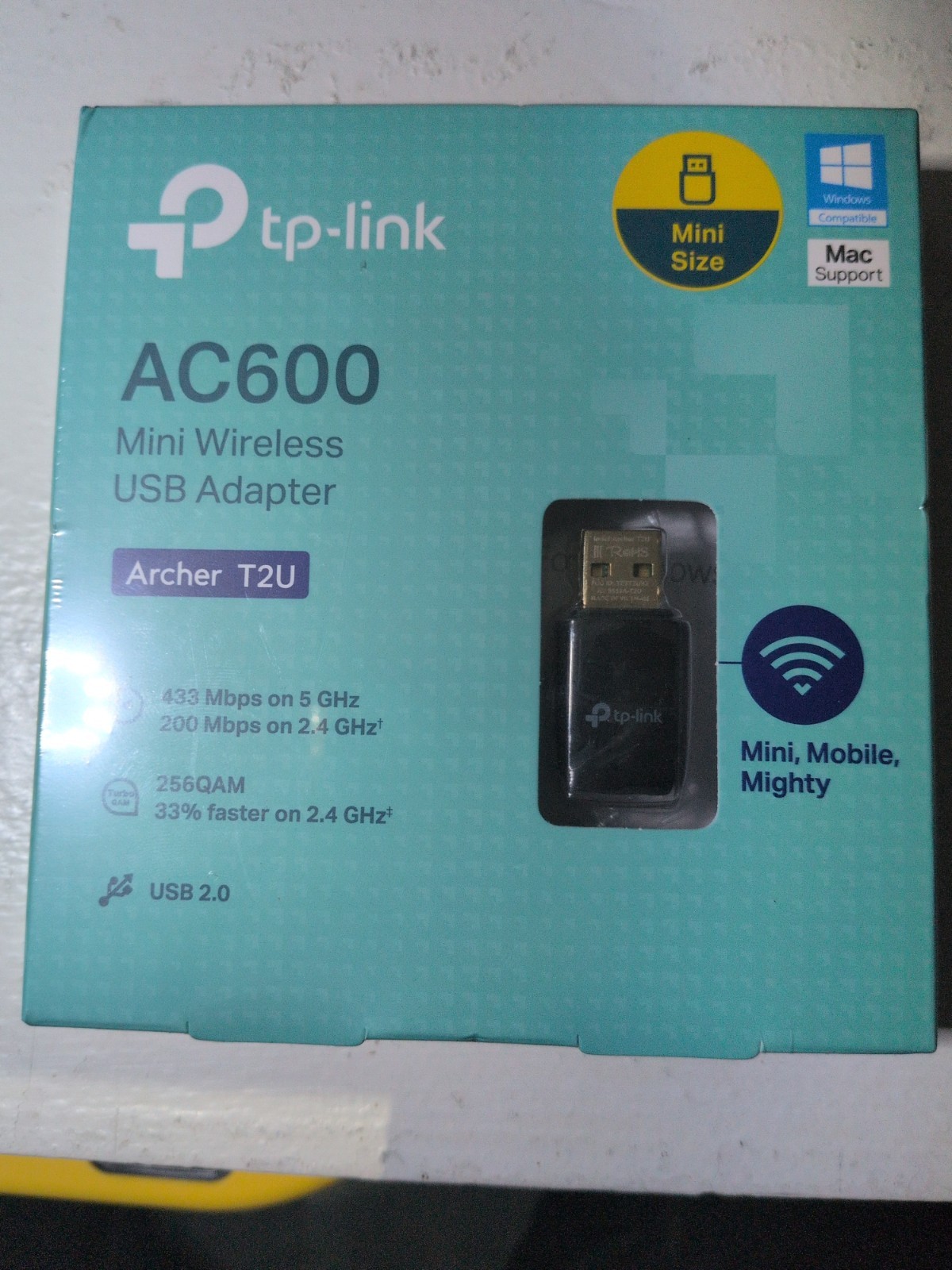 TP-Link Archer T2U Nano AC600 Dual Band USB WiFi Adapter Windows Mac
