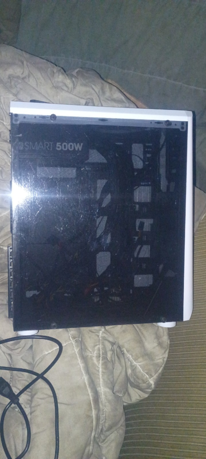 Used PC Gaming ATX Tower With A New 500w Thermaltake Power Supply And 2 Fans. 