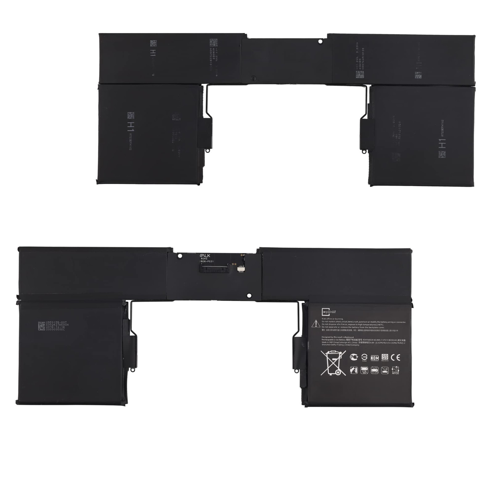 Replacement Battery for Microsoft Surface Book 1st Gen Model 1785 - High Capacit